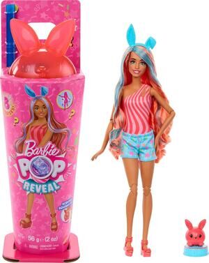 Barbie Pop Reveal Doll & Accessories Set Shakes Series Color Change, Scented NWT